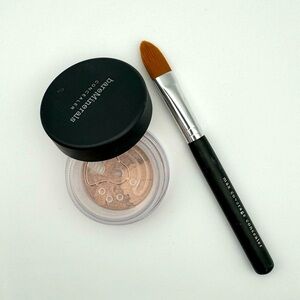 NEW bareMinerals loose powder concealer in bisque & max coverage concealer brush